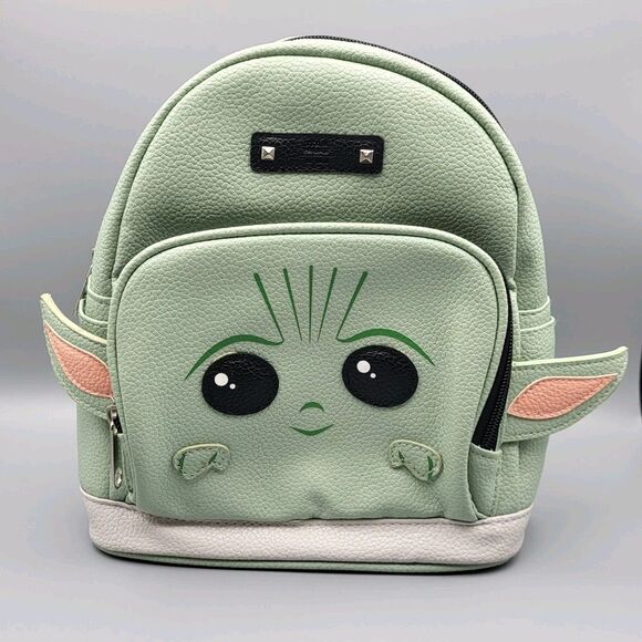 Fast Forward Handbags - Star Wars Mandalorian The Child Grogu Baby Yoda Mini Backpack By Fast Forward